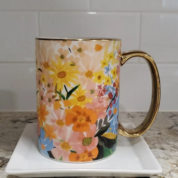 Rifle Paper Co Anthropologie mug - Picture 1 of 3